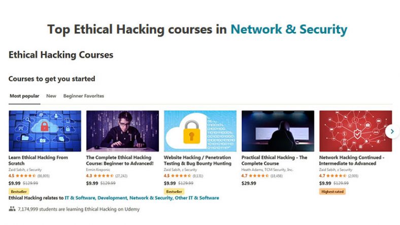 10+ Best Udemy Ethical Hacking Courses For (2024)